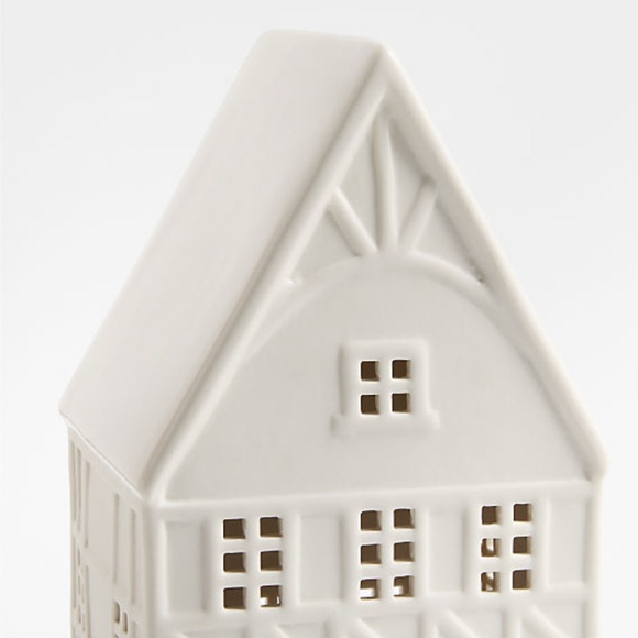 New! Crate&Barrel White Ceramic House X-Large - Picture 2 of 7